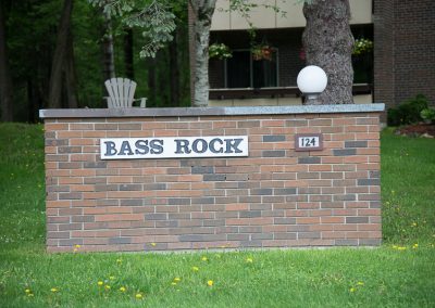 Muskoka Bass Rock Apartment-quaint historic sign