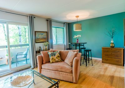 Muskoka Bass Rock Apartment-living dining room