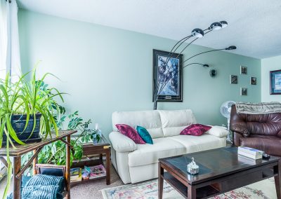 Blake Street Apartment-living room